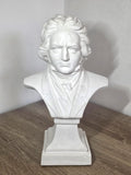 Ludwig van Beethoven — Vintage White Composer Bust – photo 1