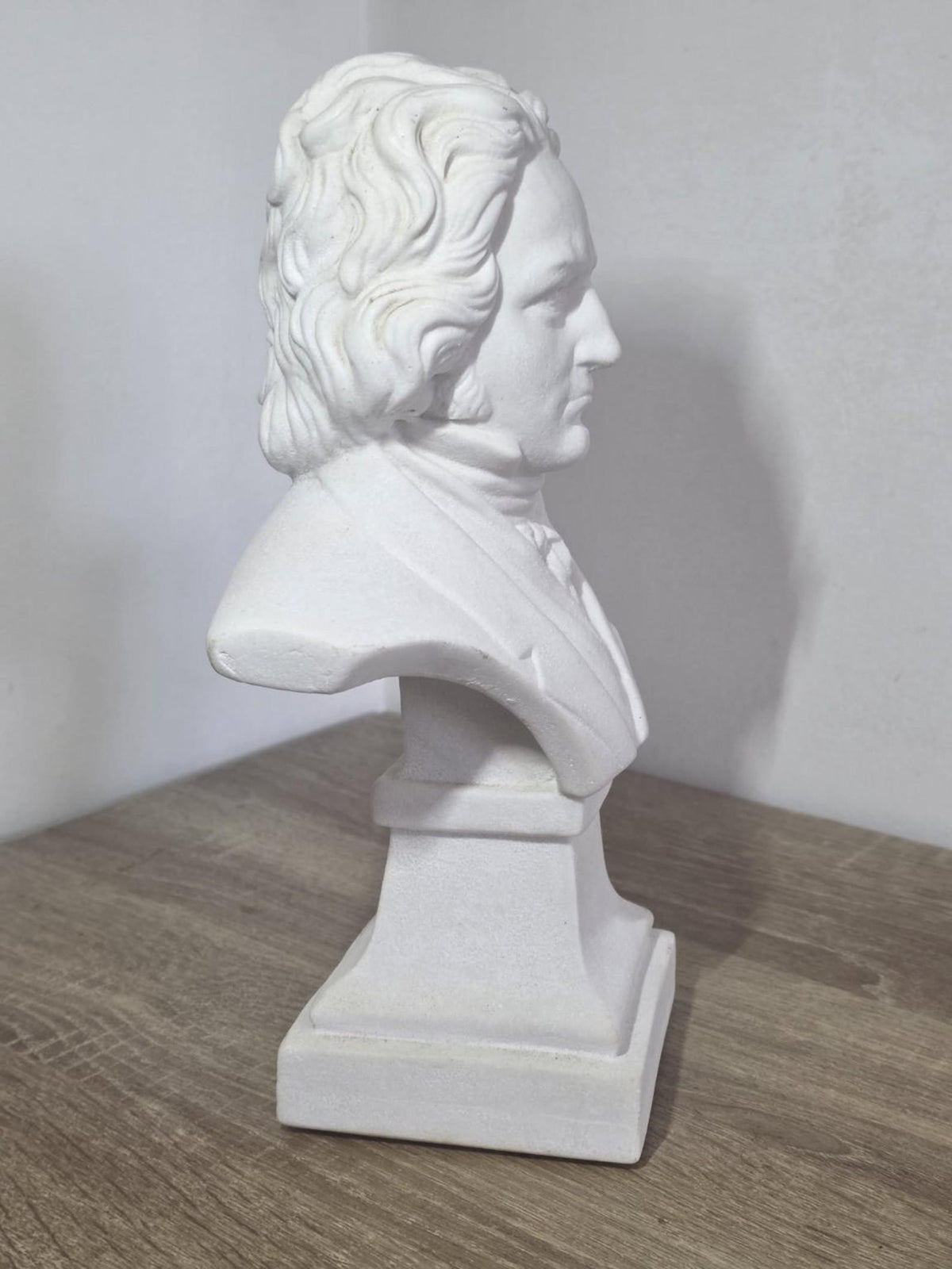 Ludwig van Beethoven — Vintage White Composer Bust – photo 2
