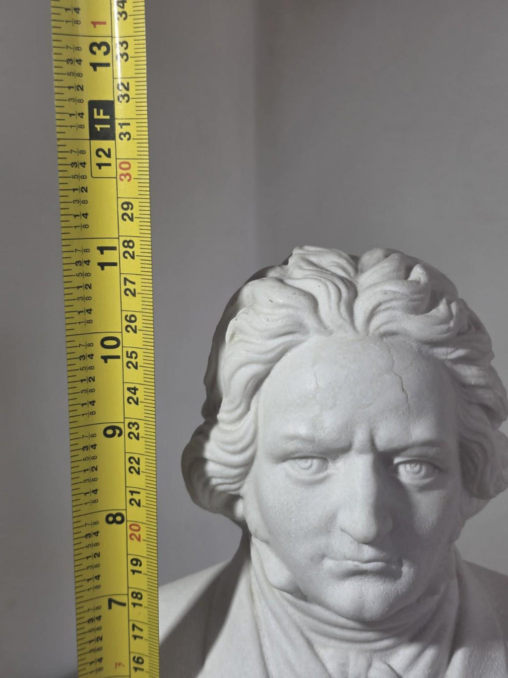 Ludwig van Beethoven — Vintage White Composer Bust – photo 7