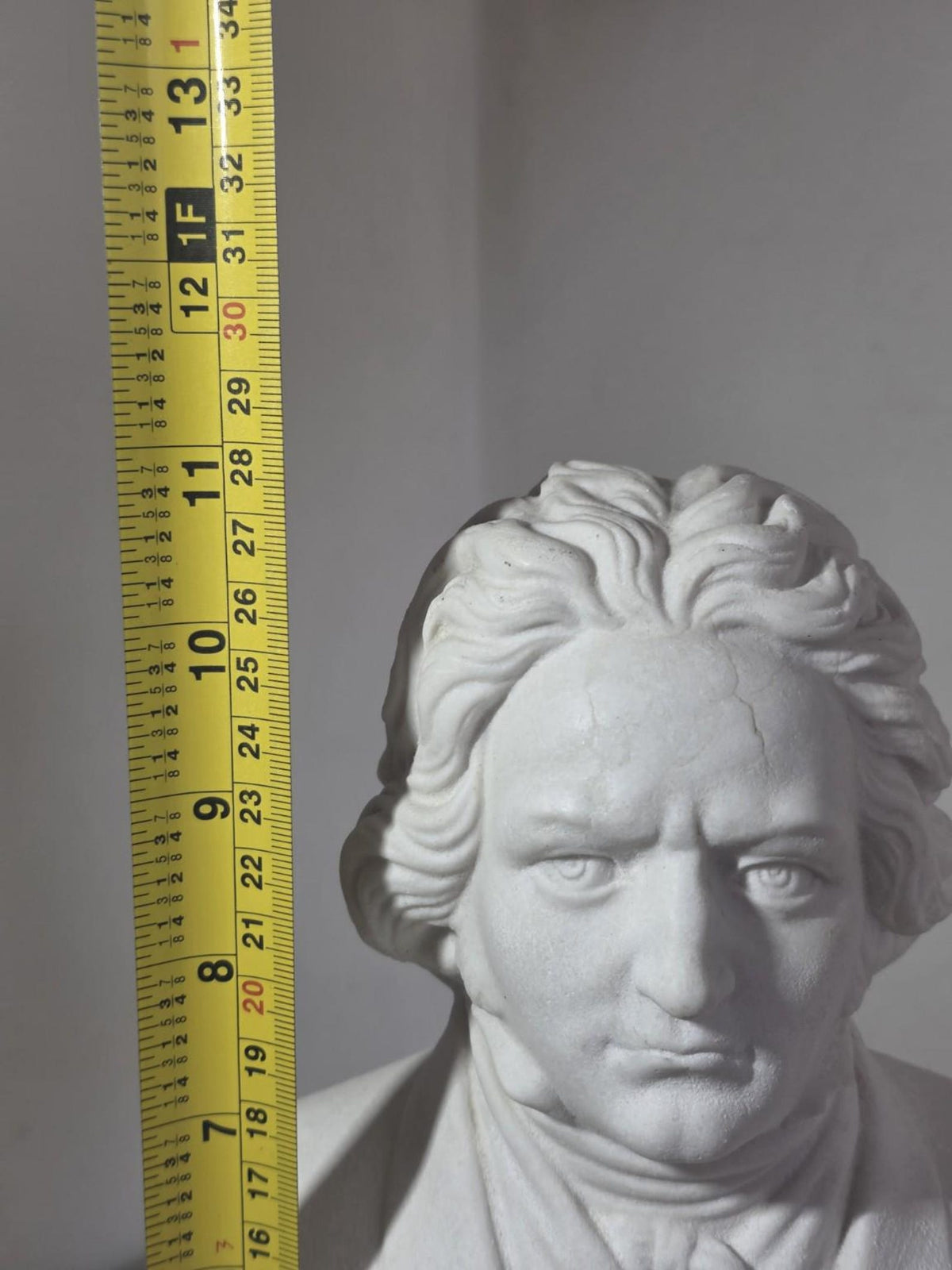 Ludwig van Beethoven — Vintage White Composer Bust – photo 7
