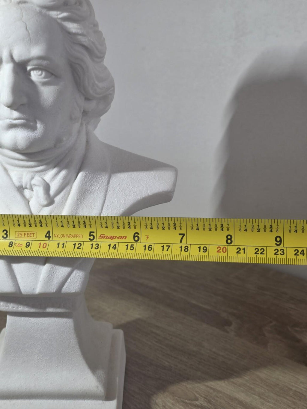 Ludwig van Beethoven — Vintage White Composer Bust – photo 8