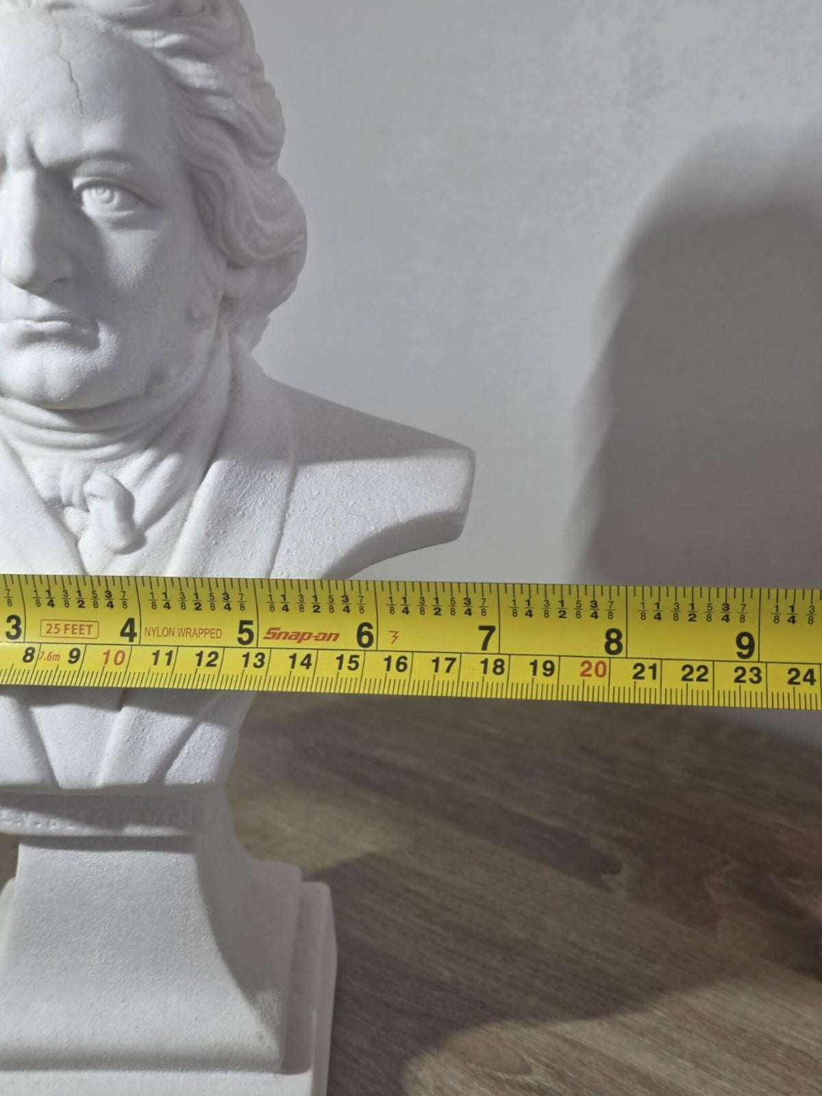 Ludwig van Beethoven — Vintage White Composer Bust – photo 8