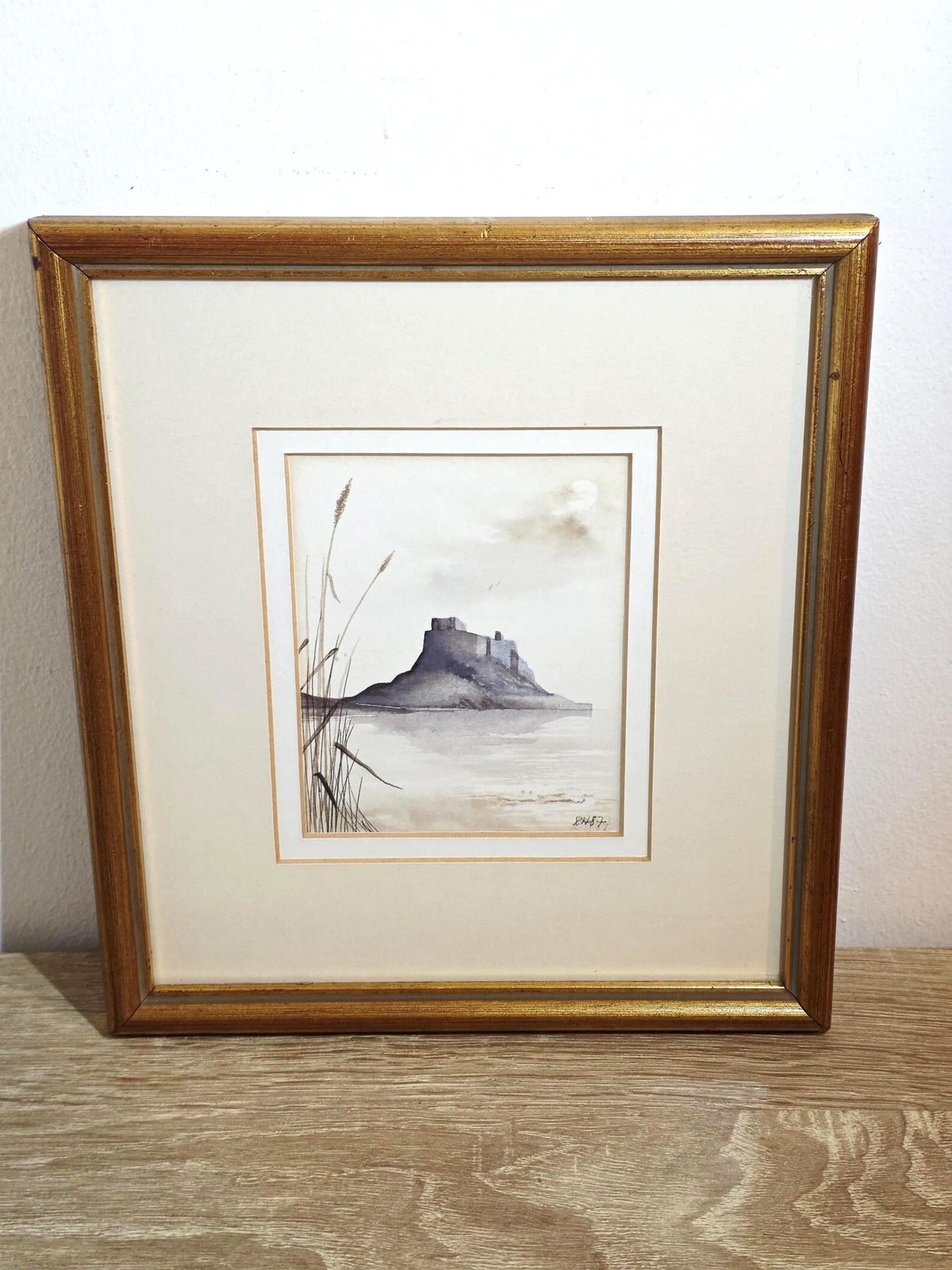 Coastal Castle — Original Watercolour by Daphne Harrison – photo 1
