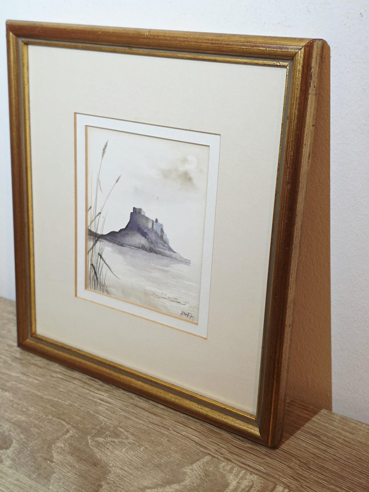 Coastal Castle — Original Watercolour by Daphne Harrison – photo 2