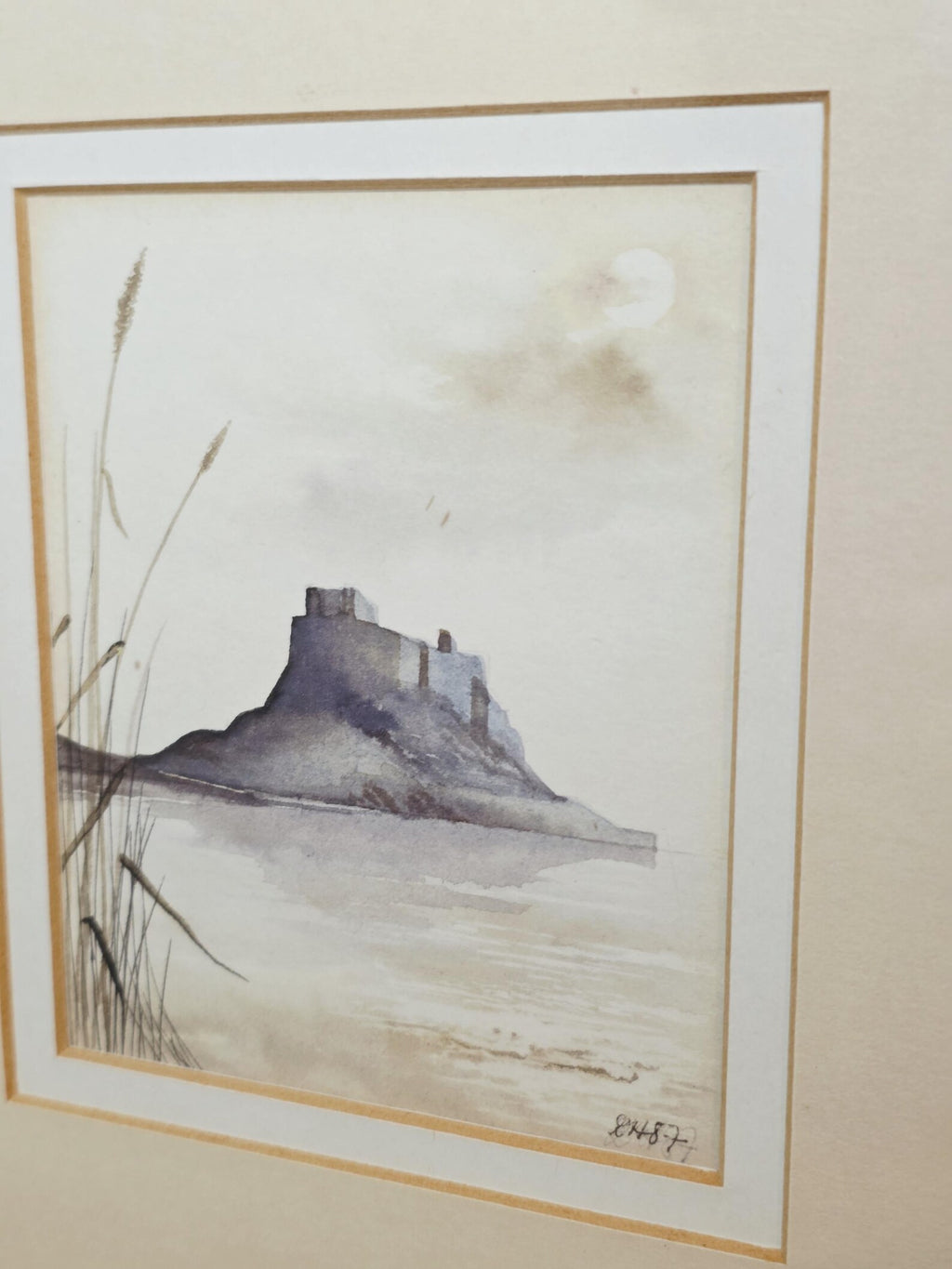 Coastal Castle — Original Watercolour by Daphne Harrison – photo 4