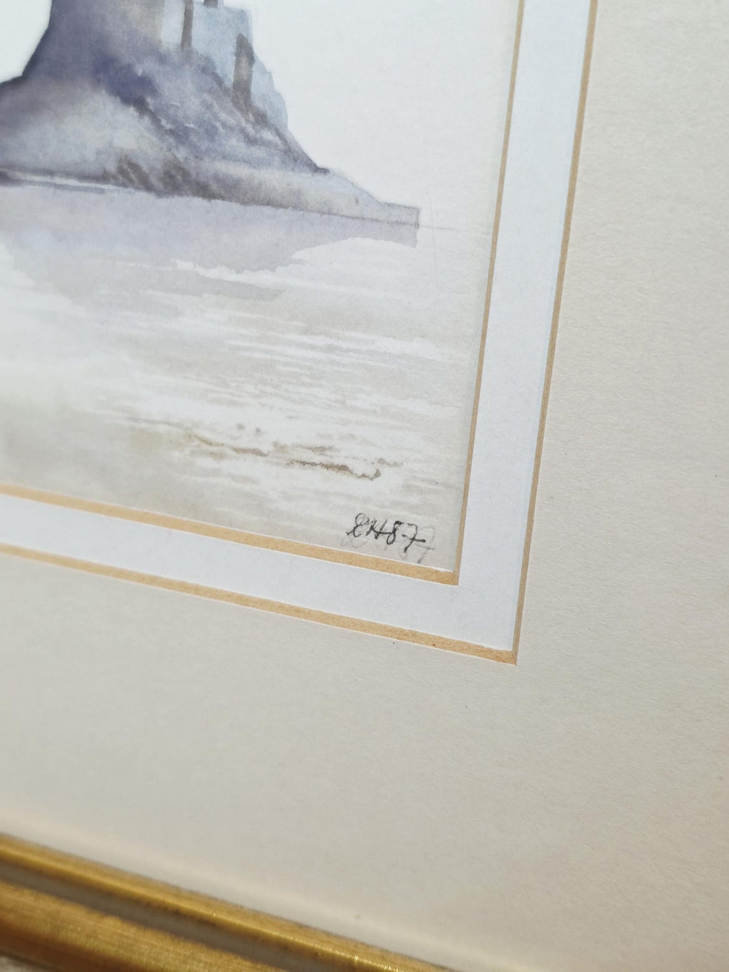 Coastal Castle — Original Watercolour by Daphne Harrison – photo 5