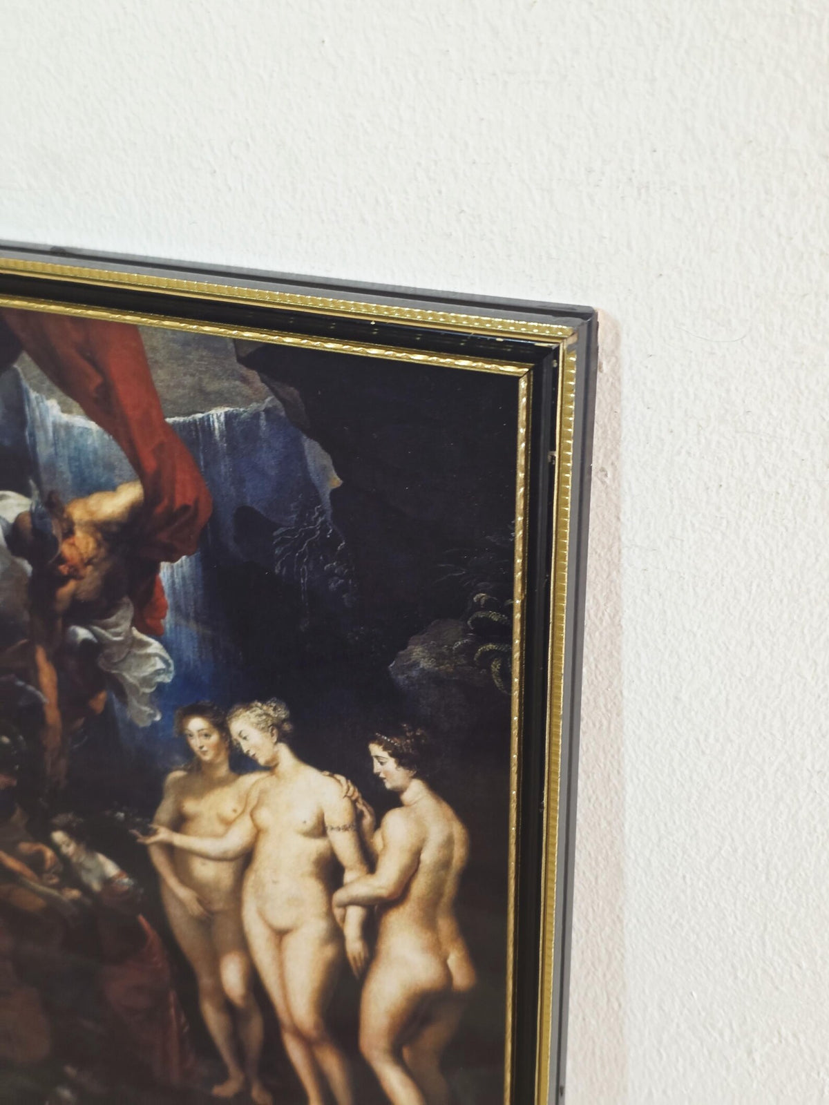 Classical Nudes & Red Drapery — Framed Figurative Art Print – photo 4