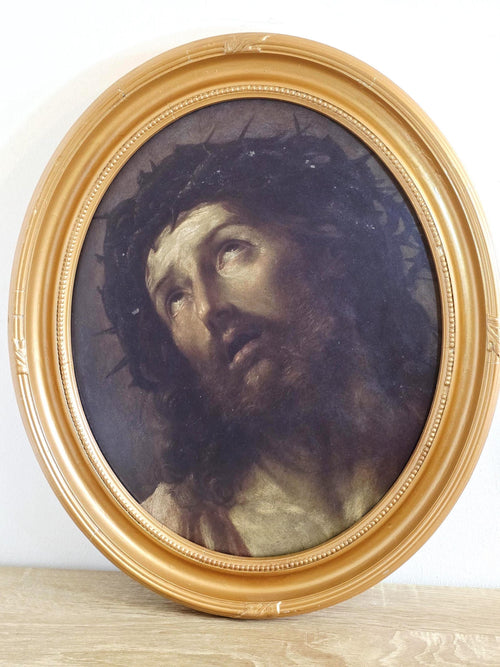 Christ with the Crown of Thorns — Framed Devotional Art Print – photo 1
