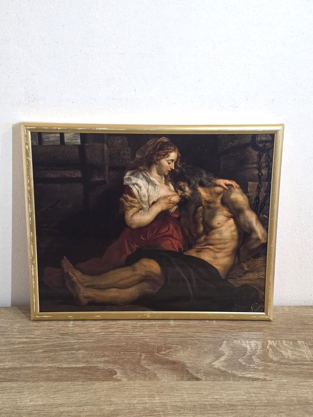 Roman Charity by Peter Paul Rubens — Art Print in a Gold Frame — photo 1