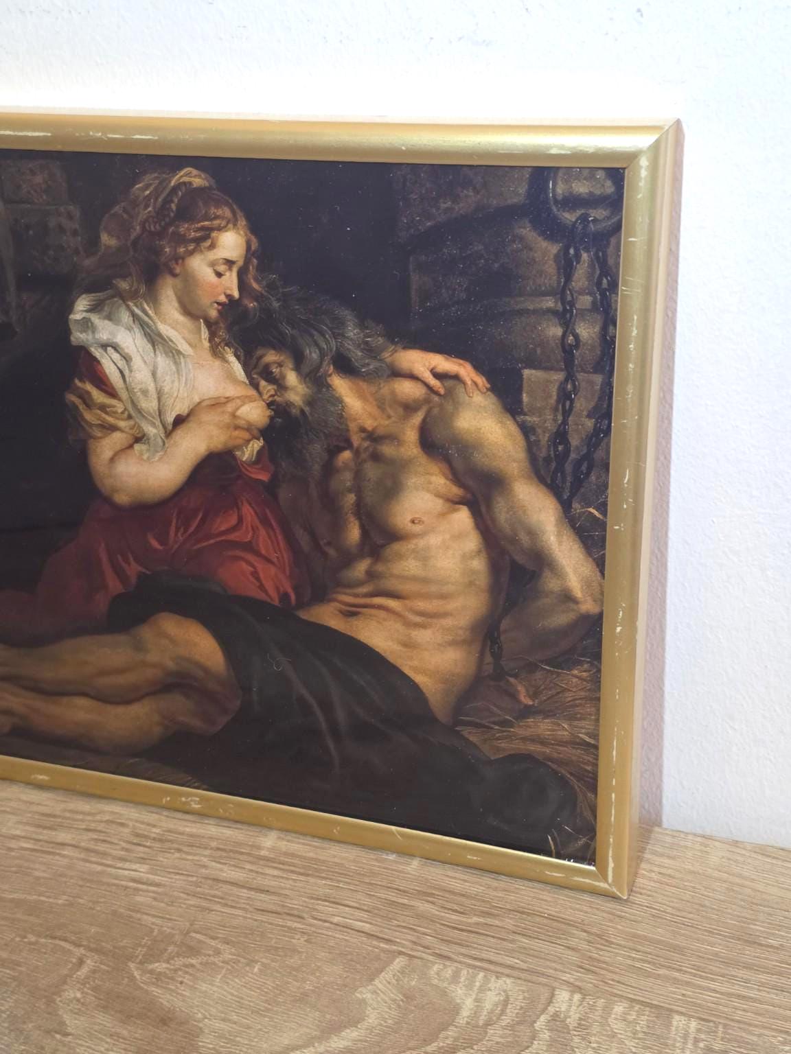 Roman Charity by Peter Paul Rubens — Art Print in a Gold Frame — photo 4
