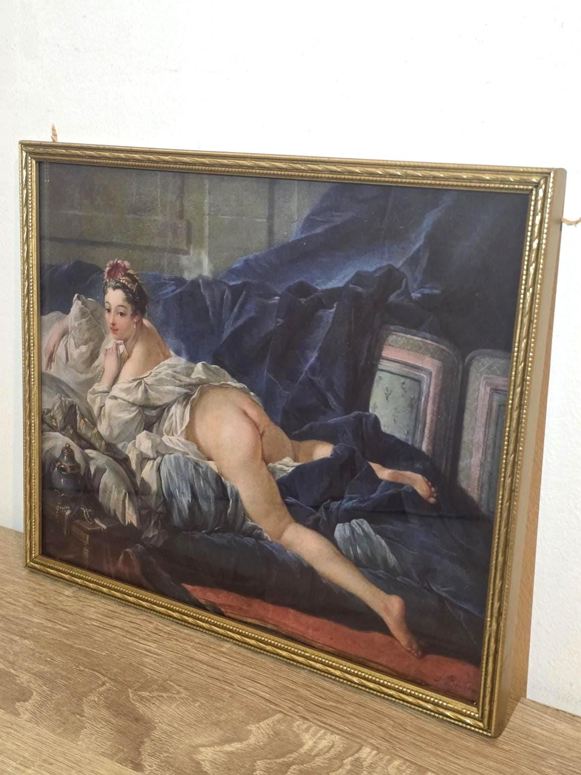 The Brunette Odalisque by François Boucher — Art Print in a Gold Frame — photo 2