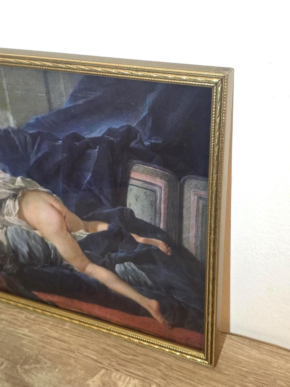 The Brunette Odalisque by François Boucher — Art Print in a Gold Frame — photo 4