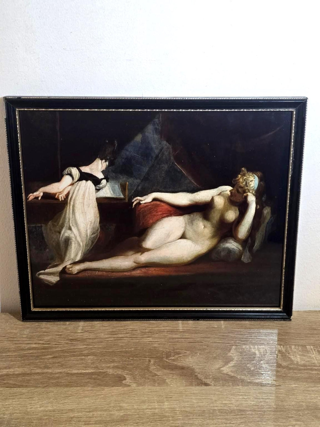 Reclining Nude & Woman at the Piano by Henry Fuseli — Framed Art Print — photo 1