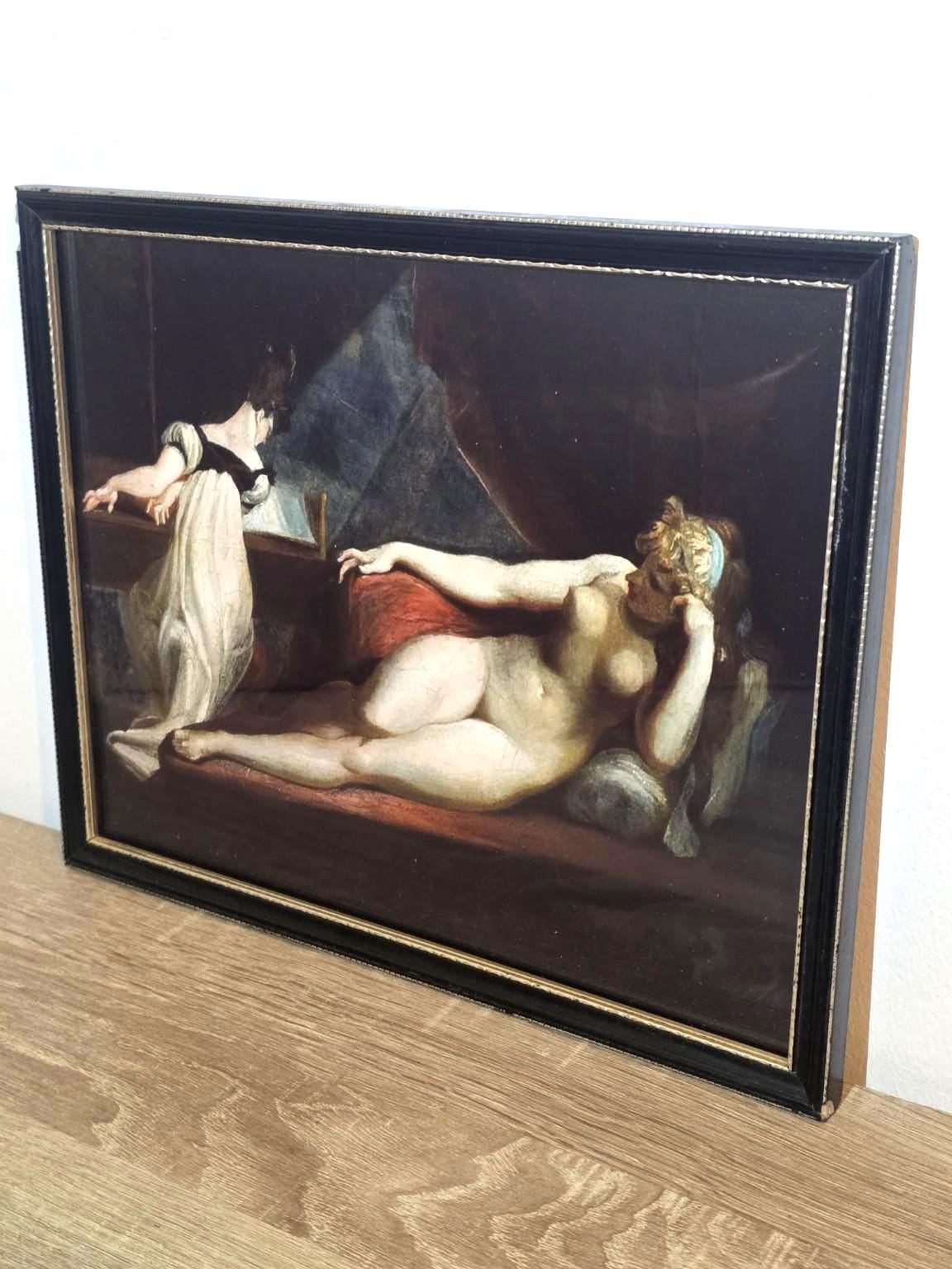 Reclining Nude & Woman at the Piano by Henry Fuseli — Framed Art Print — photo 2
