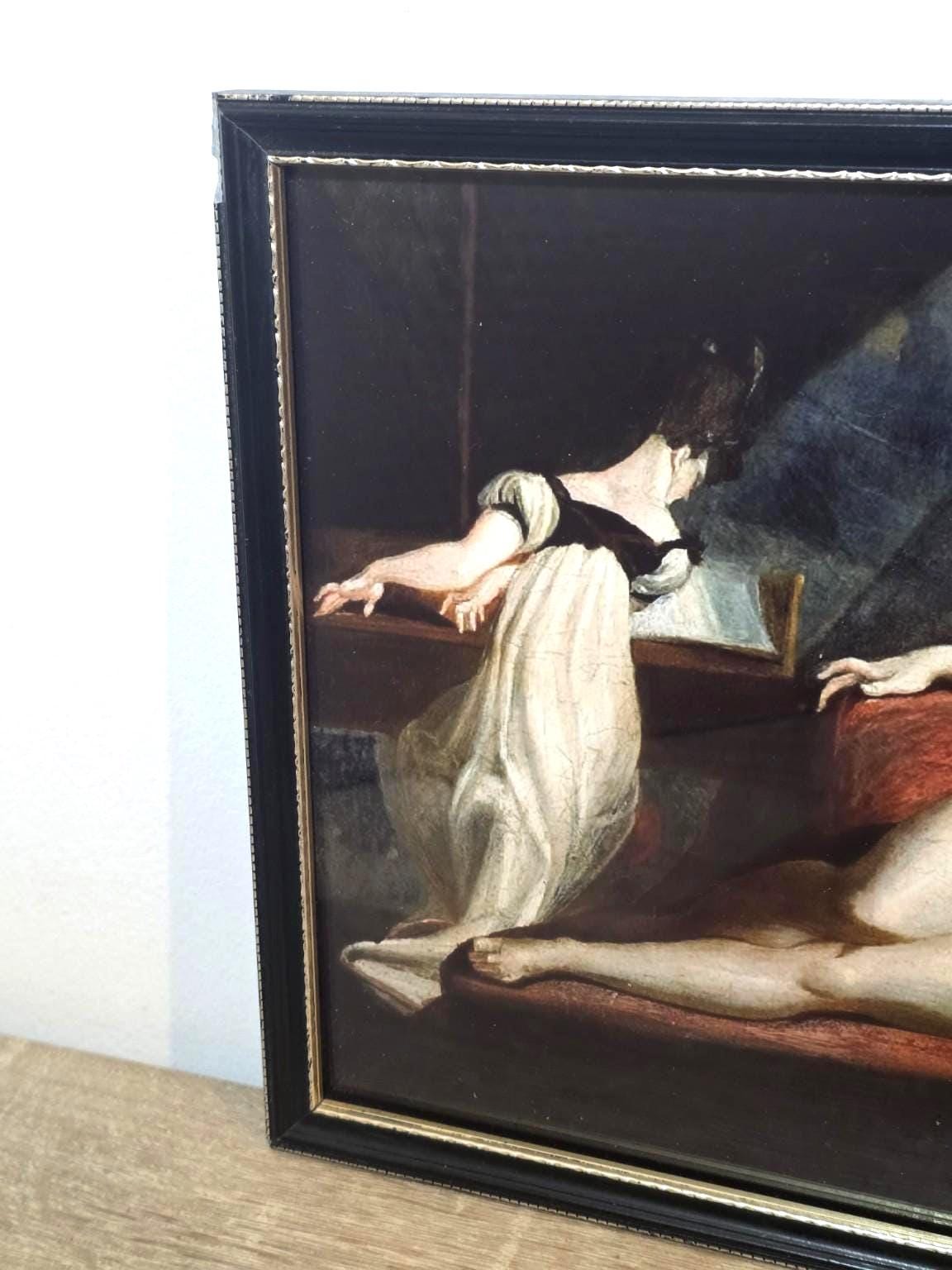 Reclining Nude & Woman at the Piano by Henry Fuseli — Framed Art Print — photo 4