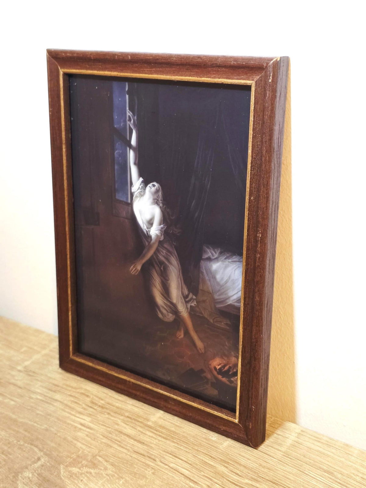 Woman at an Open Window — Gothic Romantic Framed Art Print – photo 2