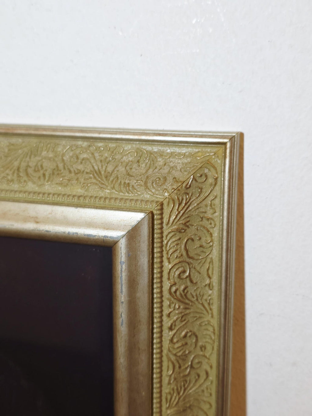 Woman & Horned Demon — Gothic Art Print in an Ornate Gold Frame – photo 4