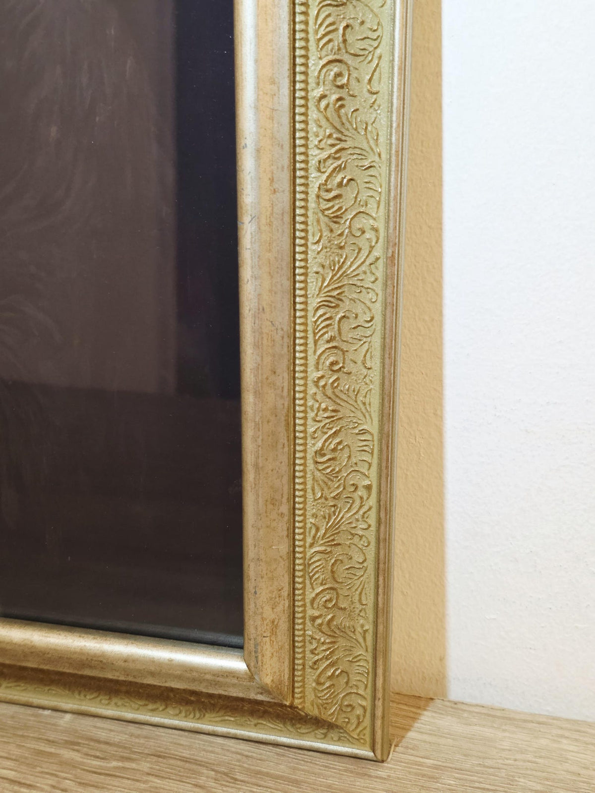 Woman & Horned Demon — Gothic Art Print in an Ornate Gold Frame – photo 5